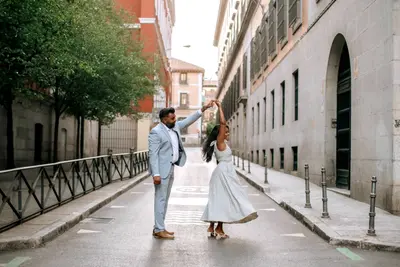 Anniversary photoshoot in Madrid by Claudia C