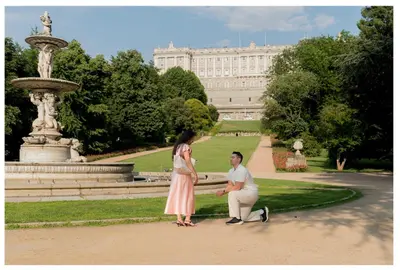 Proposal photoshoot in Madrid by Petra M