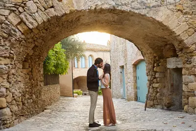 Engagement photoshoot on the Costa Brava by Roger F