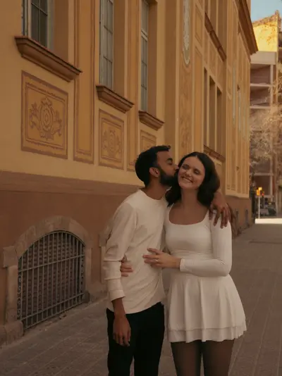 Engagement photoshoot in Barcelona by Nina B