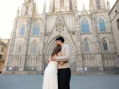 Proposal photoshoot in Barcelona by Nina B