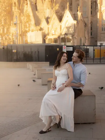 Engagement photoshoot in Barcelona by Nina B