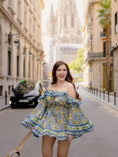 Fashion photoshoot in Barcelona by Nina B