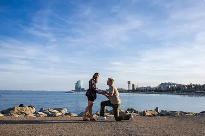 Proposal photoshoot in Barcelona by Andreu D