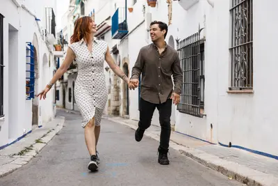 Engagement photoshoot in Sitges by Jordi I