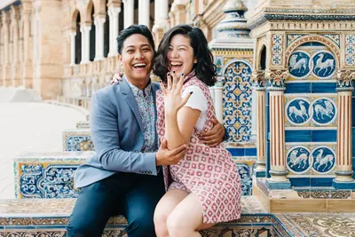 Proposal photoshoot in Seville by Gabriel N
